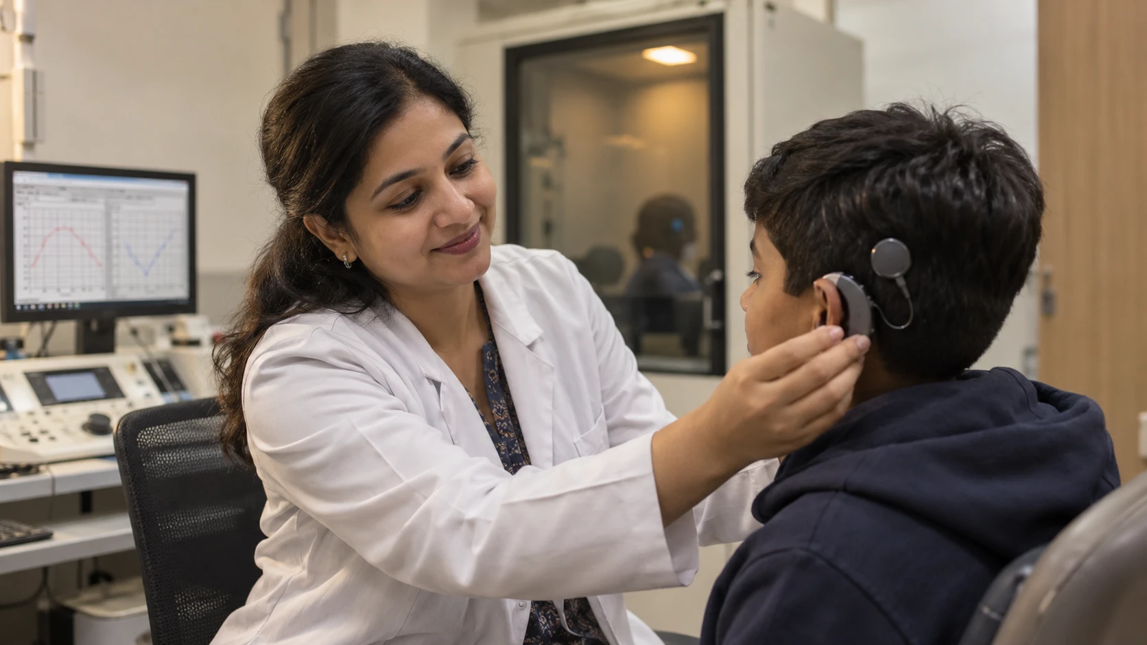 Cochlear implant consultation and hearing evaluation at Satkriti Hospital