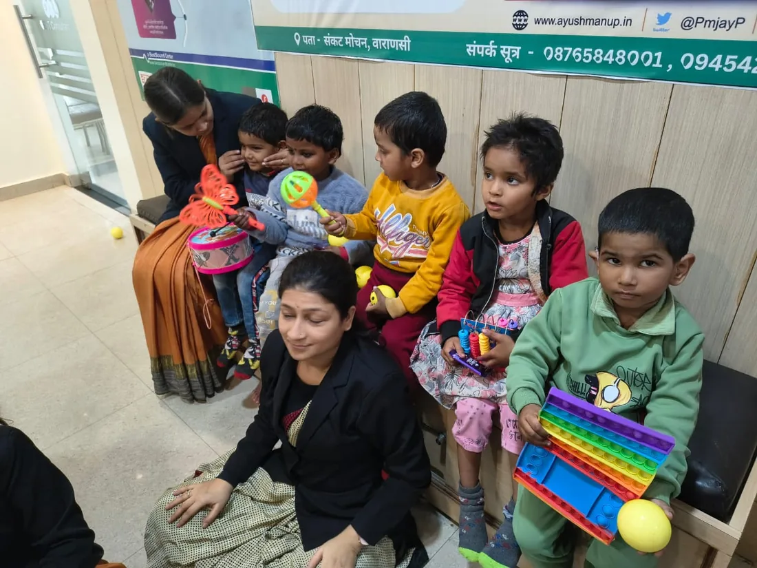 Children who received Cochlear Implant care at Satkriti Hospital, Varanasi