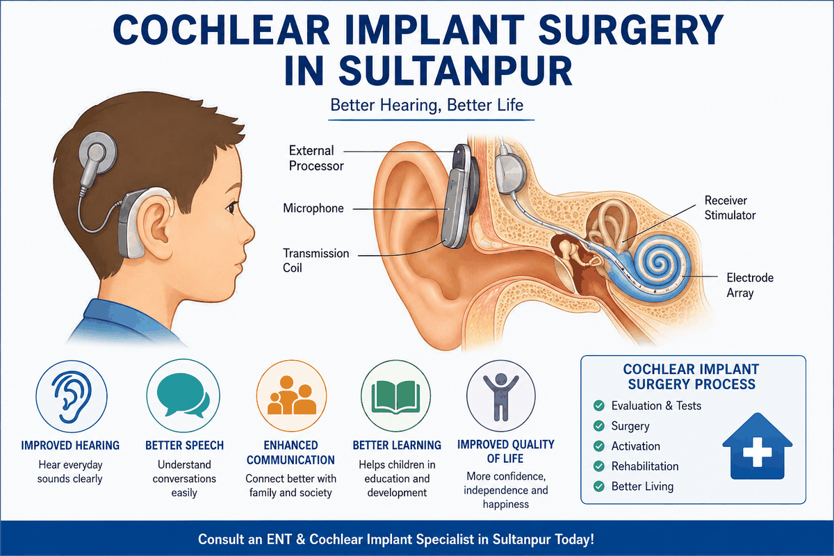 Cochlear Implant Surgery in Sultanpur