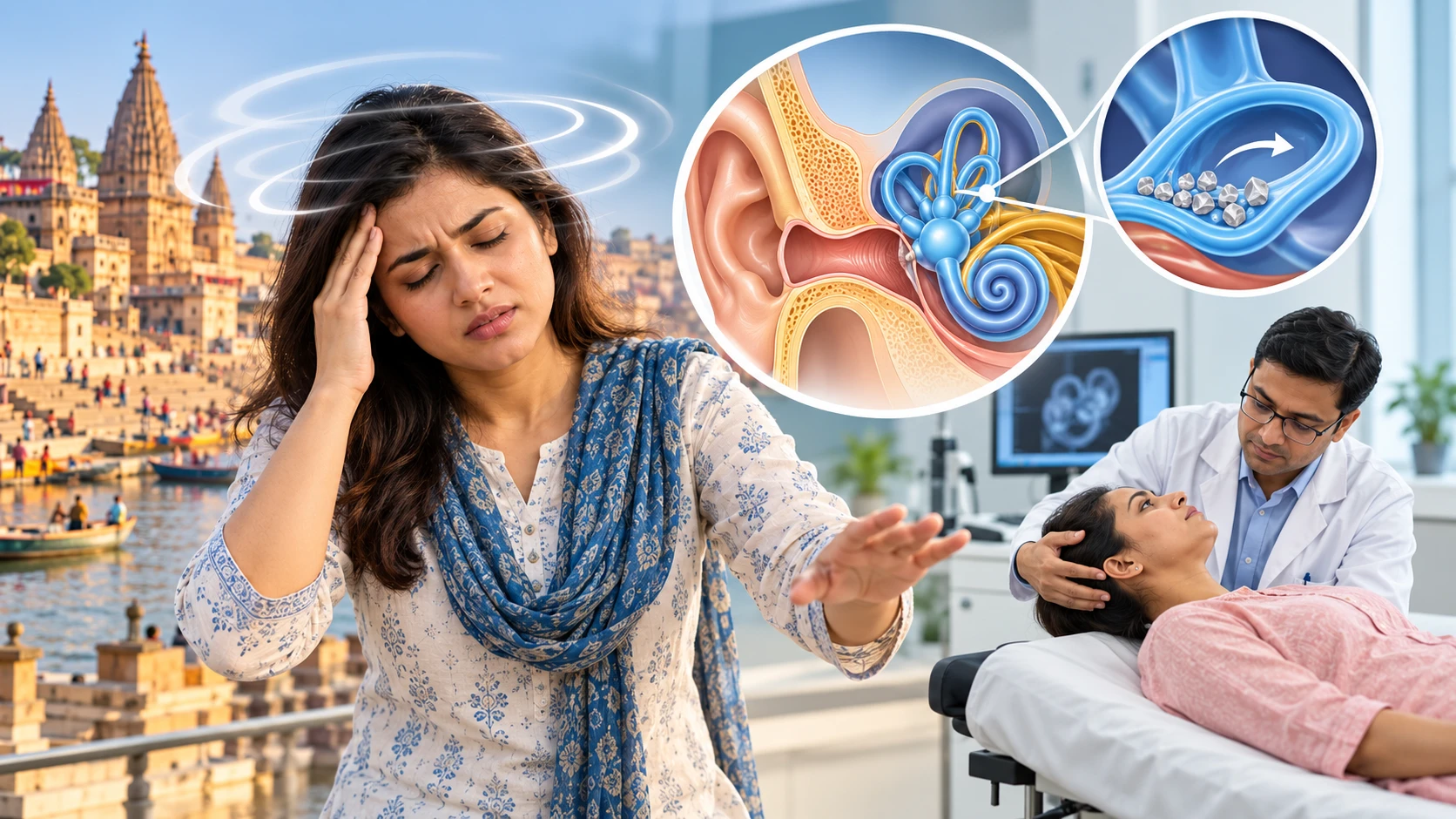 वर्टिगो (चक्कर आना) का कारण, लक्षण और इलाज: सत्कृति हॉस्पिटल, वाराणसी